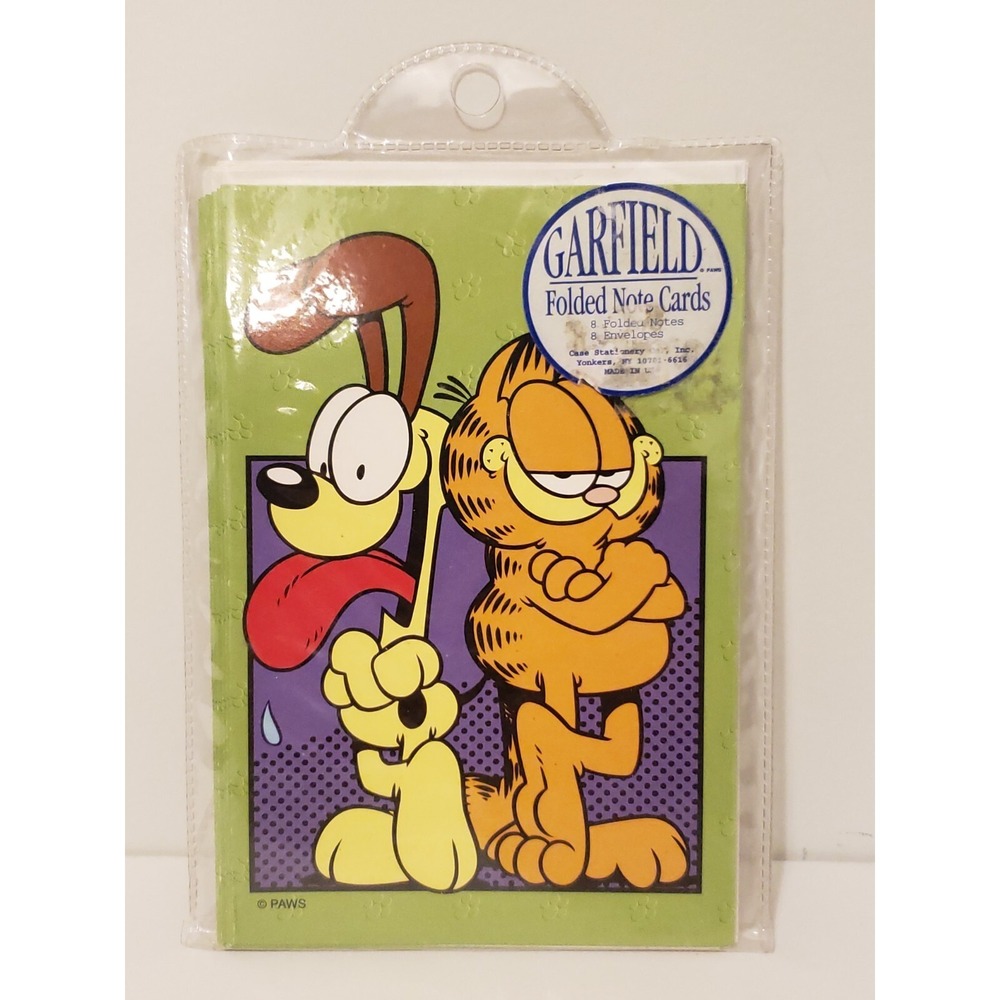 Garfield Folded Note‎ Cards NEW 8 Cards The Cat